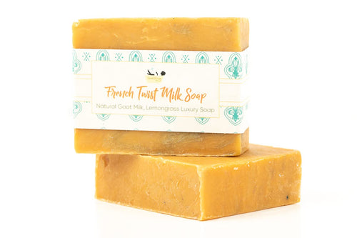 French Twist Milk Bar Soap by Bath Blessing