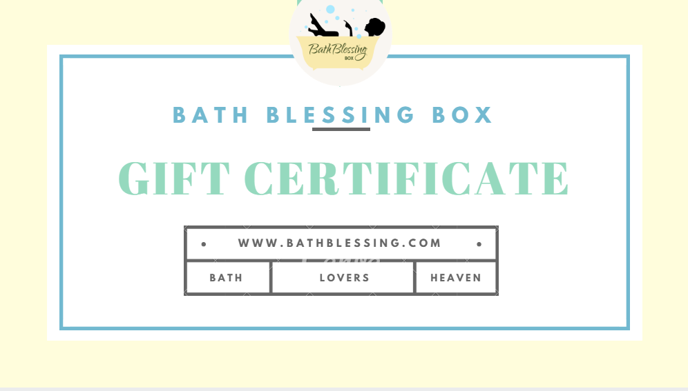 Gift Certificate - Bath Blessing