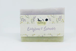Evergreen and Lavender Soap by Bath Blessing